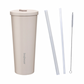 Ceramic Stainless Steel Insulated Straw Cup (Ceramic Coating)