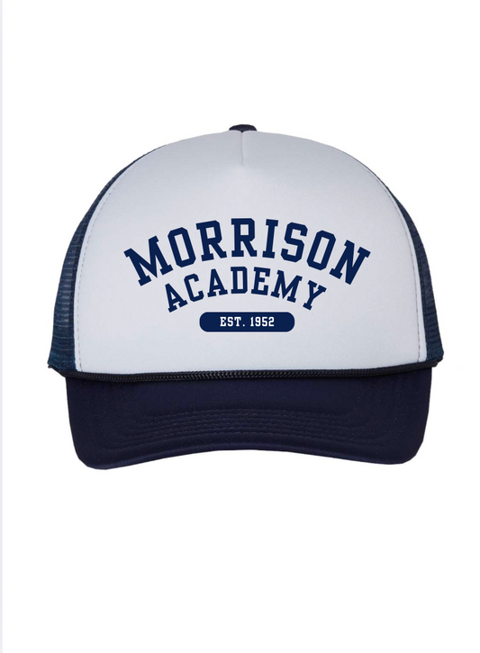EMBROIDERED MORRISON TRUCKER HAT